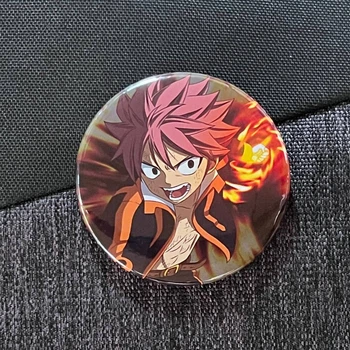 Значок аніме Хвіст Феї Fairy Tail, діаметр 58 мм, (ZNFAT 0019)