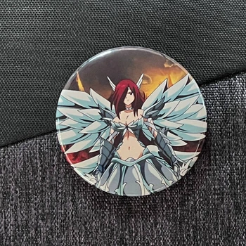 Значок аніме Хвіст Феї Fairy Tail, діаметр 58 мм, (ZNFAT 0012)