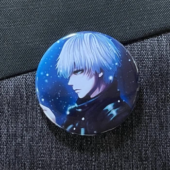 Значок аниме Токийский Гуль Tokyo Ghoul, диаметр 58 мм (ZNTG 0012)