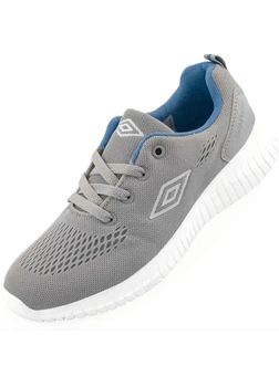 Кросівки унісекс Umbro сітчасті 37 (23.5 см) сірі з білою підошвою