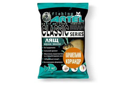 Прикормка Fishing ARTEL 1кг Карамельный Кориандр