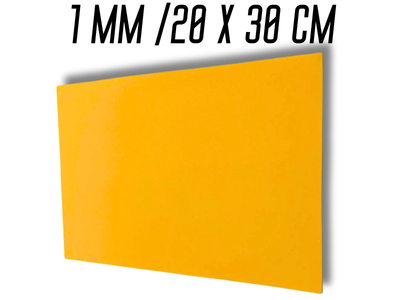 Фоаміран FROM FACTORY FFM матовий 1мм/20х30см Жовтий
