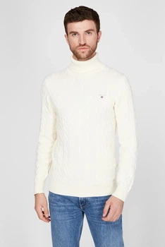 Чоловічий білий светр Gant XXXL 8050507