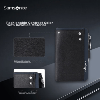 Чехол для ключей Samsonite TK7 кожаный с кошельком для монет