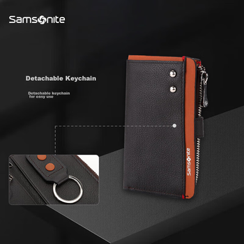 Многофункциональный мужской чехол для ключей Samsonite, кожаный кошелек для монет, держатель для автомобильных ключей, подарок на день рождения для мужчин, TK7