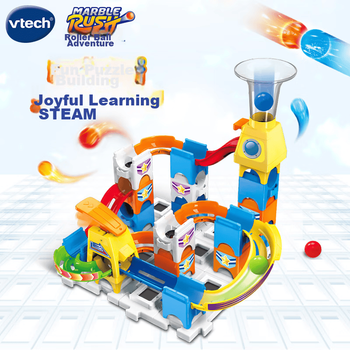 Конструктор VTech «Исследовательская трасса» с крупными элементами, предназначенный для STEAM-образования, отличный подарок на день рождения для мальчиков и девочек.