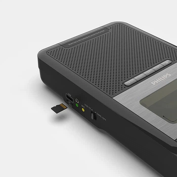 Кассетный плеер PHILIPS TAR5109, магнитофон, кассетный плеер со встроенным динамиком, диктофон и плеер для записи и записи на USB-накопитель, портативная акустическая система для дома и улицы.