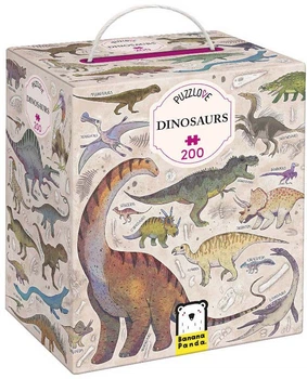 Puzzle Banana Panda Puzzlove Dinosaurs 200 elementów 49257 (5902983492573)
