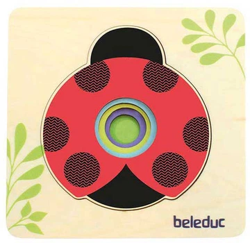Пазл дерев’яний Beleduc Ladybug шаровий 10140 (4014888101403)
