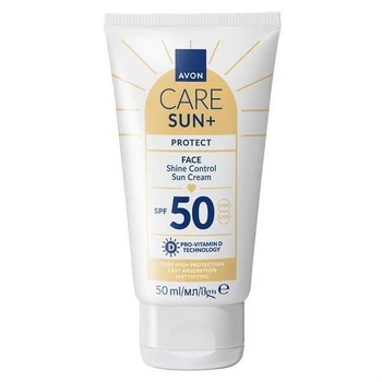 Avon Солнцезащитный матирующий крем для лица SPF 50 UVA/UVB, 50 мл