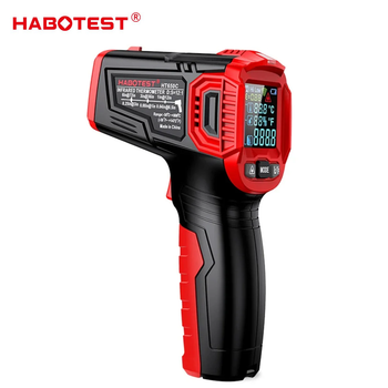 Пирометр HABOTEST HT650C цифровой инфракрасный термометр -50–800°C EMS=0.1-1.00 DS=12:1 многолучевой лазер