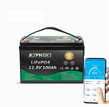 Аккумулятор JOYKOO LiFePo4 12V 100Ah,1280Вт·год, BMS 100А, с Bluetooth