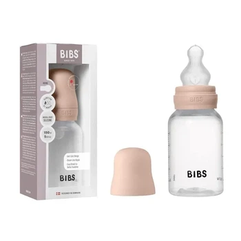 Дитяча пластикова пляшечка Baby Bottle Silicone 150 мл Slow Flow (повільний потік) Пудра