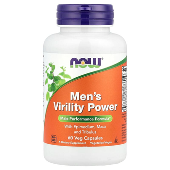 Поддержка мужского здоровья NOW Foods "Men's Virility Power" (60 капсул)