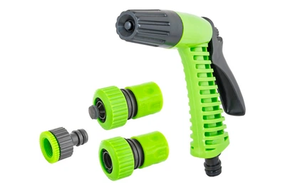 Набор для полива Mastertool - 1 пистолет x 1 адаптер x 2 коннектора 4 шт