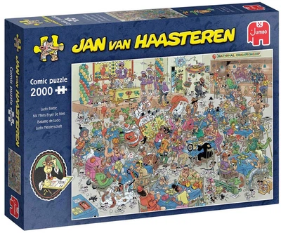 Пазл Jumbo Jan van Haasteren Ludo Battle 2000 елементів 1110100523 (8721017603276)