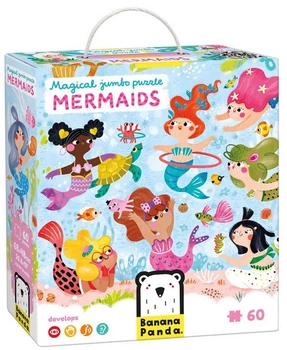 Пазл Banana Panda Magical Jumbo Mermaids 60 елементів 49259 (5902983492597)