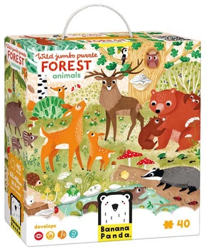 Пазл Banana Panda Wild Jumbo Forest Animals 40 елементів 49260 (5902983492603)