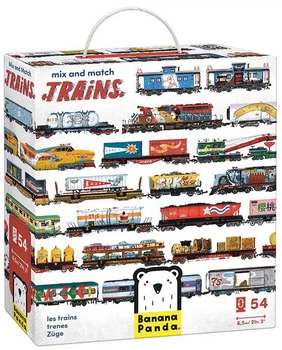 Пазл Banana Panda Mix and Match Trains 54 елементи 49349 (5902983493495)