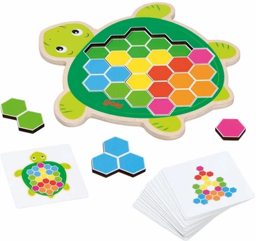 Пазл деревянный Goki Turtle 41 элемент 56302 (4013594563024)