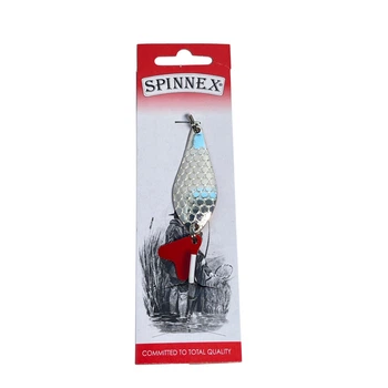 Коливалка SPINNEX ATOM 14г Срібло/червоний (5шт в уп),2700000013120