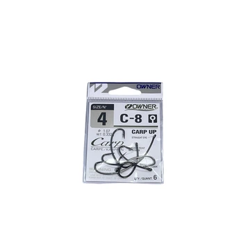 53268 - №4 Крючки "OWNER" C-8 CARP UP w/EYE (JAPAN),C-8-53268-04