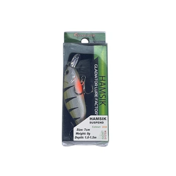 Воблер GLADIATOR \"HAMSIK\" 7cm.9g Колір38,7407000001243