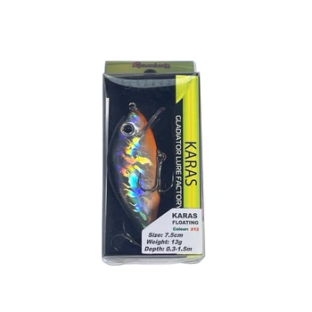 Воблер GLADIATOR \"KARAS\" 7.5cm.13g Цвет 12,7407000000420