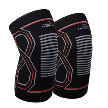 Наколінники спортивні PowerPlay PP-4099 Knee SupportЧорно/Червоні L/XL (пара)