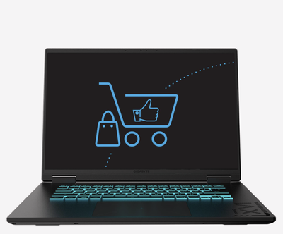 Ноутбук Gigabyte GAMING A16 16" WUXGA 165Hz / AMD Ryzen 7 260 / RAM 16 ГБ / SSD 2 ТБ / GeForce RTX 5060 8 ГБ / Windows 11 / Чорний / 3VHK3EE893SD