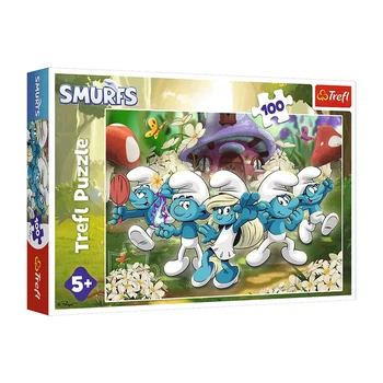 Пазли Trefl The Smurfs Зустріч зі смурфами 100 ел (22575)