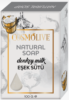 Мыло Сosmolive с ослиным молоком, 100 г (Liv911070)