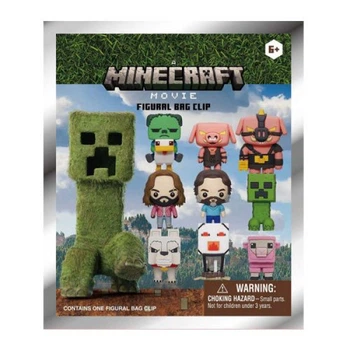 Игровая фигурка на клипсе, серии "Minecraft в кино" S1 (микс видов)