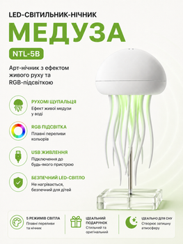 Светильник ночник аккумуляторный атмосферный LED для подсветки комнаты спальни детской коридора декоративная лампа ночная беспроводная сенсорная настольная портативная Ambient Light RGB 1000mAh USB зарядка 3 режима освещения для дома и декора