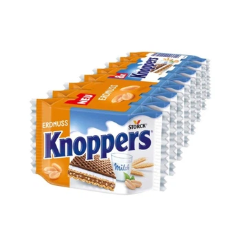 Вафли KNOPERS с арахисом, 200 г (8 шт.)
