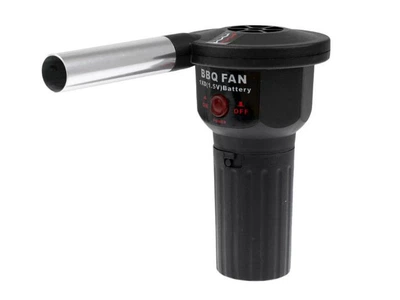 Повітродув для розпалювання вогню Digital BBQ FAN — ручний фен для мангала та каміна, чорний