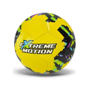 Футбольный мяч Extreme motion размер №5 TPU желтый, спортивный мяч для игры в футбол 340 г в сетке FX2603