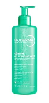 Гель для умывания для жирной и склонной к акне кожи Bioderma Sébium Gel Moussant Actif 400 мл