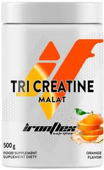 Три-креатин малат IronFlex Tri Creatine Malat 500 г апельсин