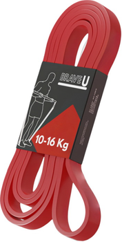 Резиновая петля Brave U Fitness Band 10-16 кг красный