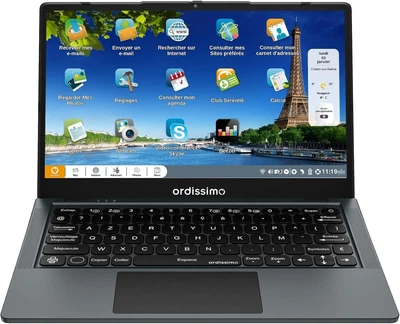 Ноутбук 14.1" Ordissimo Agathe 4 Intel Pentium RAM 4GB SSD 128GB Windows 11 (UKR)