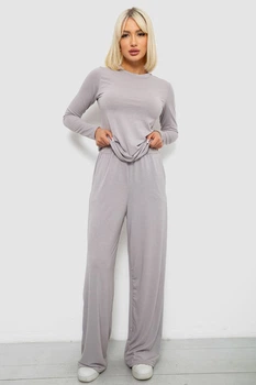 Костюм жіночий повсякденний, колір сірий розмір L-XL 257R603