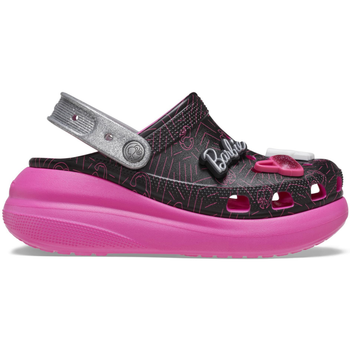 Сабо на высокой платформе Crocs Classic Crush Clog 37-38 р 23.2-24 см Черные Барби 207521-M5/W7 Barbie Black