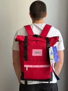 Рюкзак roll top ролл топ bagland holder водонепронекний 25 л червоний