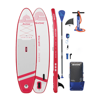 Надувная SUP-доска (сапНадувная SUP-доска Jupiter Aquaplanet 11'6" (350x86x15 см) двухслойная с возможностью установки сиденья + полный комплектборд)