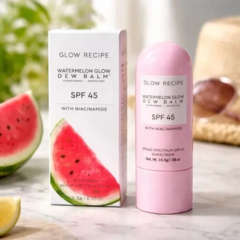 Солнцезащитный бальзам стик Glow Recipe Watermelon Glow Dew Balm Sunscreen Stick SPF 45