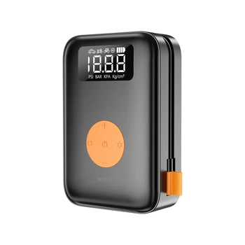 Аккумуляторный насос для шин WIWU Wi-Ai003 Portable Cordless Tire Inflator до 10,3 бар 5000 мАч с ЖК-дисплеем (A872B78B3AD3)