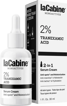 Крем-сыворотка для лица 2-в-1 увлажняющая против пигментных пятен 2% Tranexamic Acid 2 in1 LaCabine 30 мл