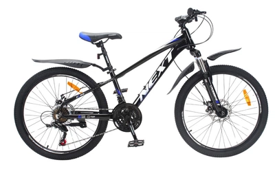 Велосипед CrossBike 24" Next 2025 Рама 11" black-blue