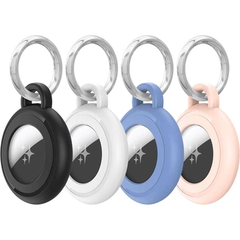 Комплект чохлів для пошукової мітки Dux Ducis PC Waterproof Case для Apple AirTag Black/White/Blue/Pink [164079]